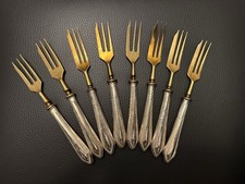 8 Kaffeegabeln/Obstgabeln