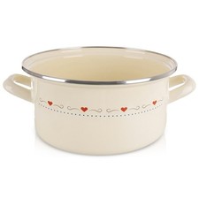 Topf Emailliert Creme TONCA
