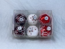 6 Platzkartenhalter Christbaumschmuck Tischdeko Weihnacht 