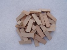 Holzkeile Möbelkeile, Ausgleichskeile, Türkeile 56 Stück