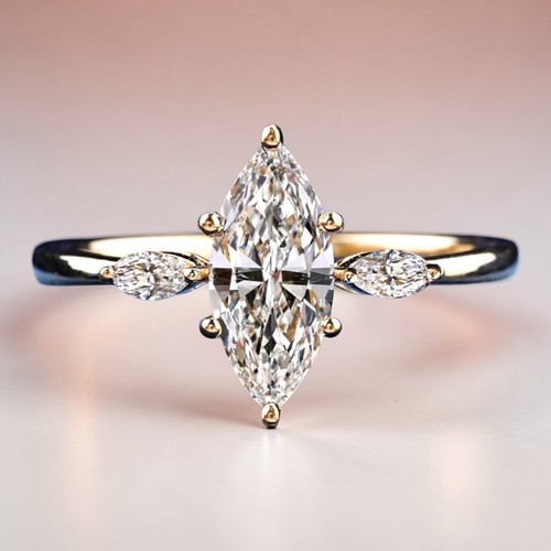 14k gelbgold diamant - 14k,