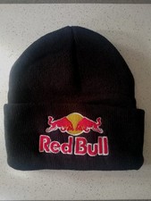 Red Bull Beanie Mütze Damen & Herren Strick Winter Herbst schwarz black NEU
