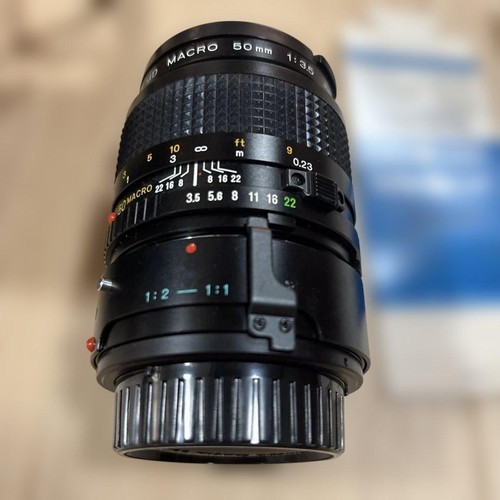 Minolta macro 50mm 5 - 50mm, f3.5