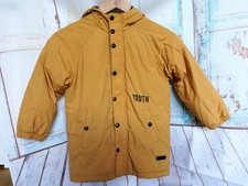Jungen Übergangsjacke Zara Kids Größe 122 Farbe Senf Reißverschluss Kaputze