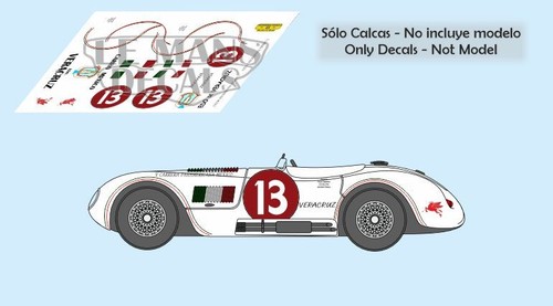 Decals jaguar type carrera - decals, c