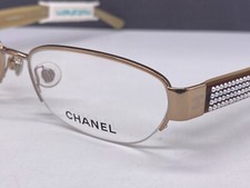 Chanel Brille Damen Gold braun