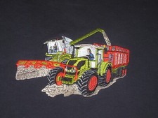 Sweatshirt Pulli Pullover, Stickbild Trecker Traktor Mähdrescher Gr. 164 ! Rar !
