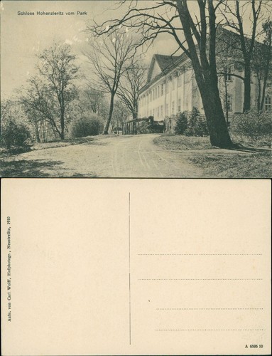 Ansichtskarte hohenzieritz - ansichtskarte,