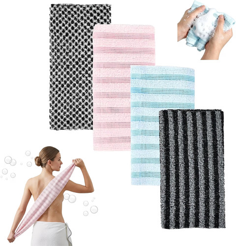 Peeling duschtuch 4er set für - set,