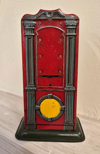 Alter blech fahrkarten automat - alter,