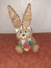 Deko Hase  Heu Stroh 40cm Höhe