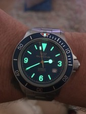 Glycine Swiss Made Combat Sub GMT Automatic 42 mm 20 ATM WR Taucheruhr GL0380