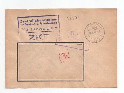 Ddr dienst zkd - dienst, brief