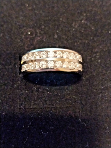 Titanium und ring - und, cz