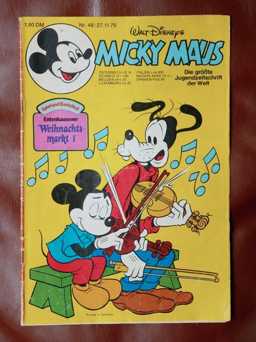 Micky maus heft - maus, 1979