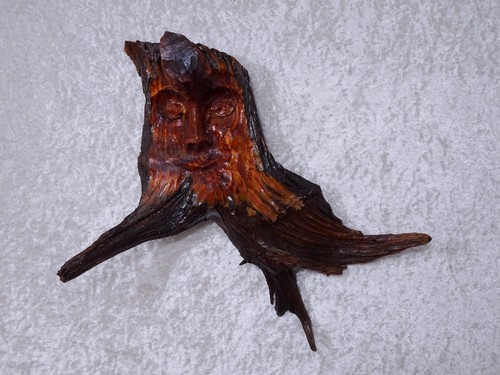 Holz design wurzelsepp gesicht - holz,