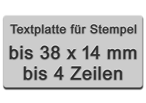 Textplatte trodat colop - textplatte,