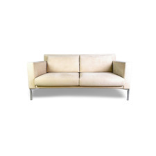 Original Walter Knoll Sofa Jason 391 Wildleder beige Design