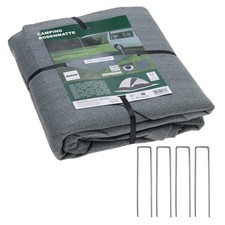 Camping Vorzelt Teppich grau