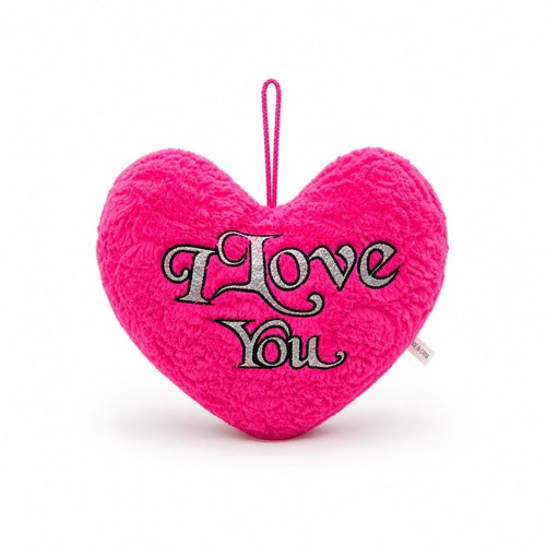 Plüsch herz kissen love you - herz,