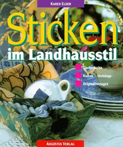 Sticken landhausstil - sticken, im