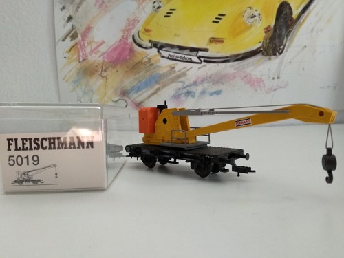 Fleischmann 5019 kranwagen - h0,