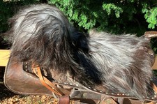 Lammfell Sattelbezug