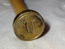 Siegelstempel Petschaft Monogramm UL/VL Antik