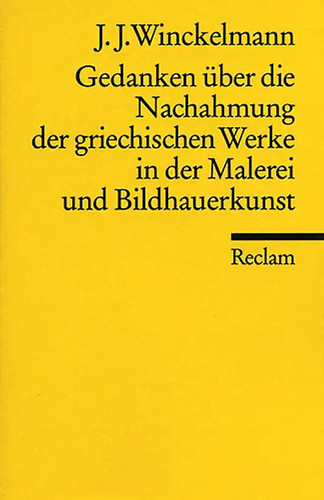 Gedanken über die nachahmung - über,