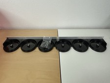 Wiberg Wandschiene Alu Gewürzregal 6 Dosen Magnet 