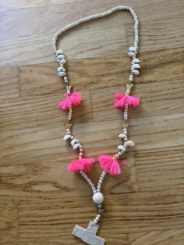 Lange modekette mit quasten - mit, &