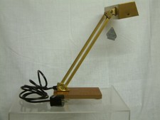 Pfäffle Schreib Tisch Lampe Messing 60iger Jahre Arbeitsleuchte Standlampe