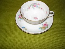 Alte Mocca Tasse mit Goldrand