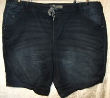 ANGELO LITRICO BLAUSCHWARZ BI BI STRETCH JEANS SHORTS HOSE Gr.  4XL 5XL
