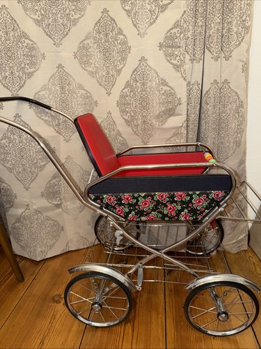 Puppenwagen retro zekiwa - retro, rot