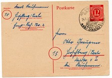 Alliierte Zone 1946 Ganzsache
