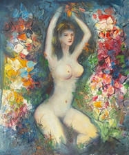 Ölgemälde „Blüte des