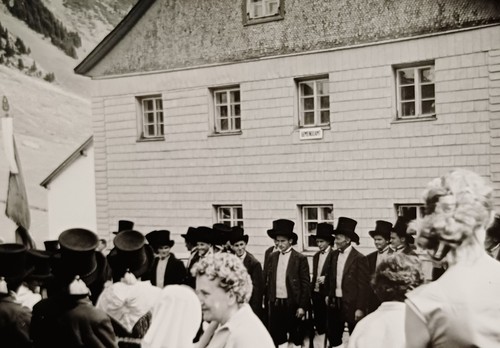 Galtür 1957 prozession - galtür,