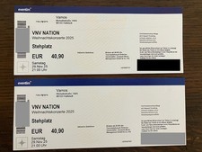 VNV NATION  2  Eintrittskarten 29.11.2025 im Vamos in Hallstadt  (bei Bamberg)