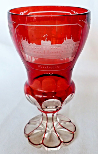 Andenkenglas von - ("badeglas"),