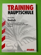 Training Hauptschule - Deutsch