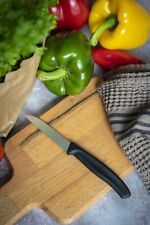Victorinox Gemüsemesser, 8 cm, Wellenschliff, schwarz, Swiss Classic, Messer
