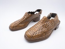 Rieker Damen Slingback Sandalen Slipper Halbschuh Braun Gr. 40 EU Art. 5298-55