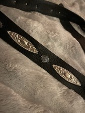 Harley-Davidson Ledergürtel schwarz mit Logo