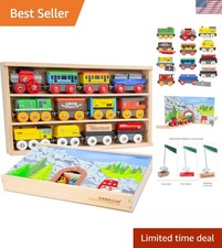 Quality 12-Piece Wooden Train