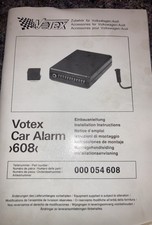 Original VW Votex Car Alarm