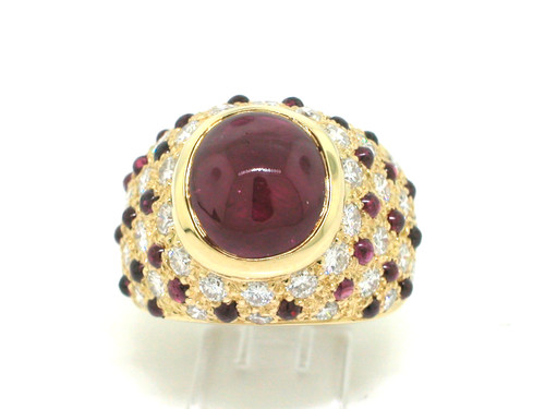 Rubin ring 750 gelbgold - rubin, 18kt