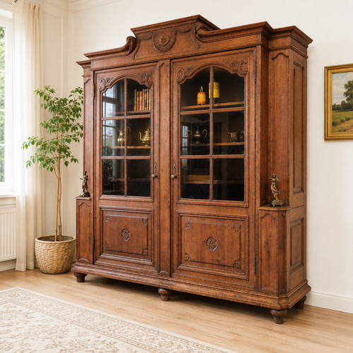 Bücherschrank vitrine antik - bücherschrank,