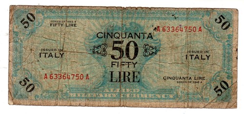 Italien italy italia schein - italien, 50