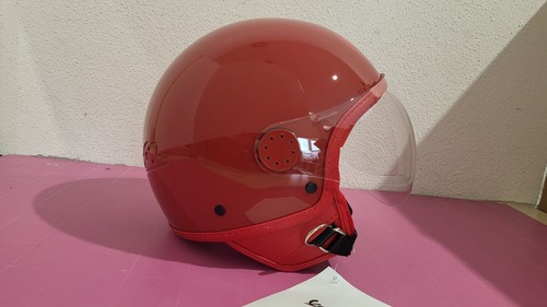 Vespa red visor - red, demi-jet